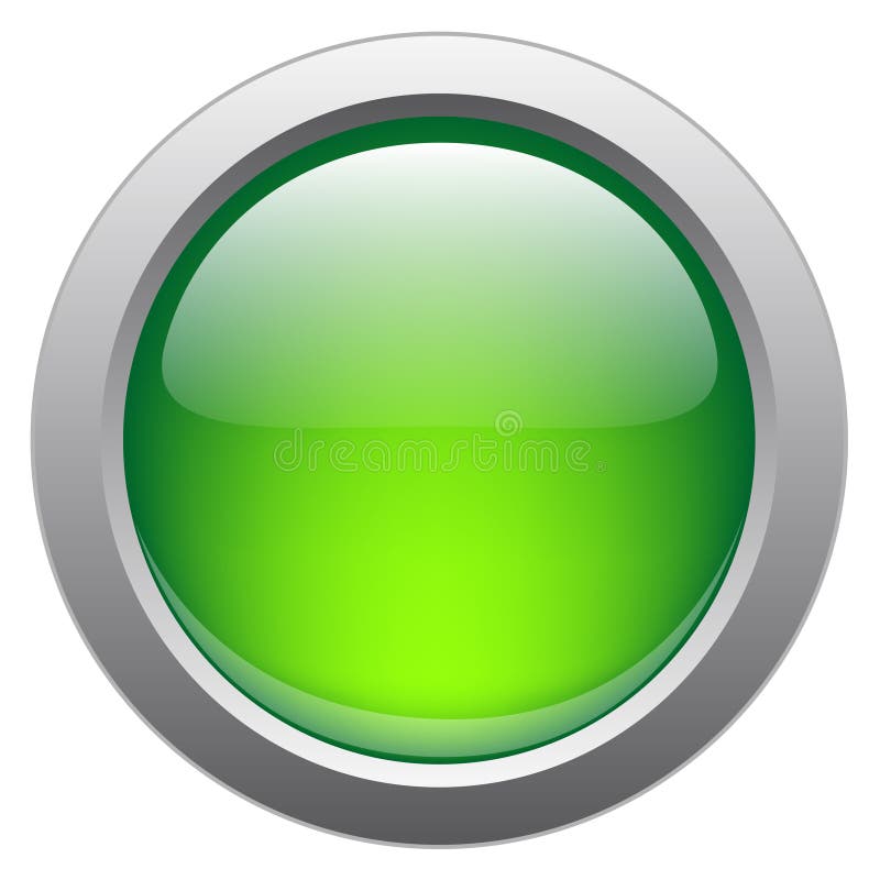 Vector glossy button for web applications royalty free illustration