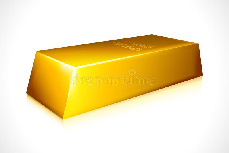 Vector Gold Bar stock vector. Illustration of bullion - 23645239