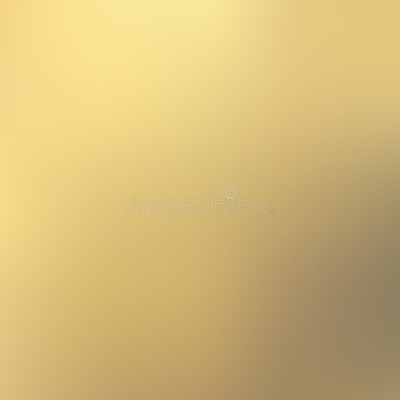 Vector gold blurred gradient style background. Abstract smooth colorful illustration, social media wallpaper royalty free illustration