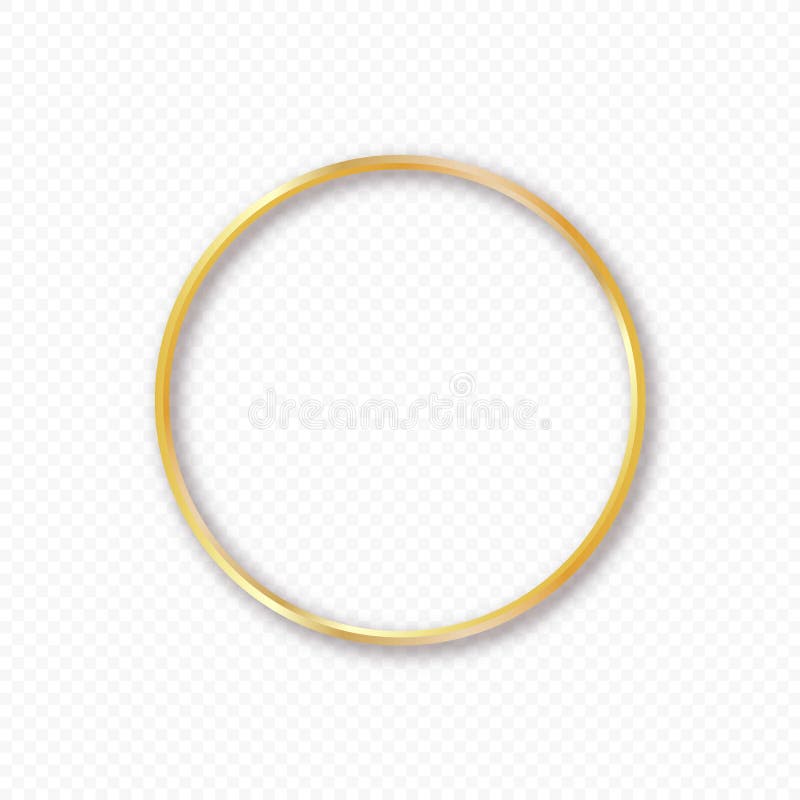 Vector Gold Circle Frame With Shadow On Transparent Background Elegant Design Template For Invitations Cards Stock Vector Illustration Of Shape White Vector Gold Circle Frame With Shadow On Transparent Background Elegant Design Template For Invitations Cards Stock Vector Illustration Of Shape White