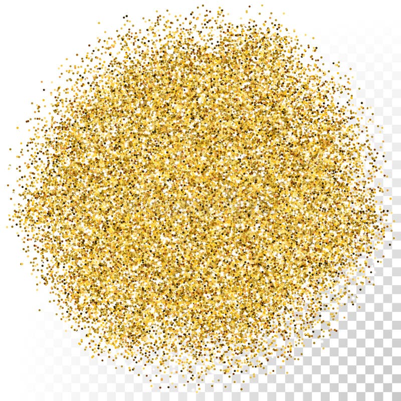 Vector Gold Glitter Particles Texture Stock Illustration - Illustration ...