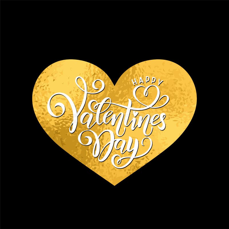 Special Valentine's message hand written inside a Heart of Gold Leaf
