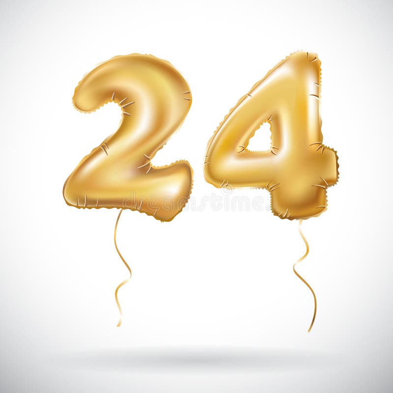 Number 24 Stock Illustration 383476621