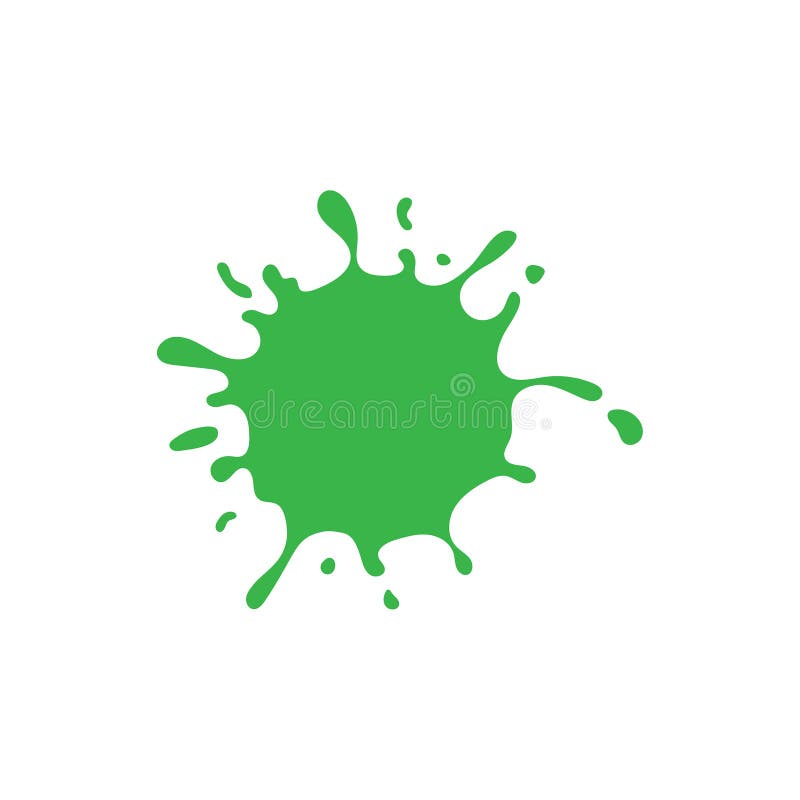 Vector goo dripping splodges