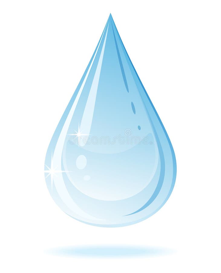 Gota de água vetorial ilustração do vetor