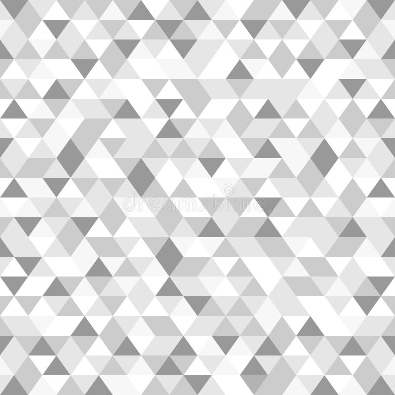 Abstract Polygon Grey Graphic Triangle Seamless Pattern.dark Stock ...