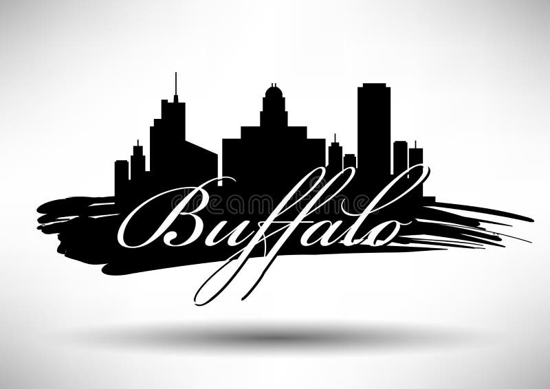 Buffalo Skyline Stock Illustrations 299 Buffalo Skyline Stock