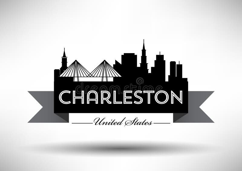 Charleston Skyline Stock Illustrations 133 Charleston Skyline Stock