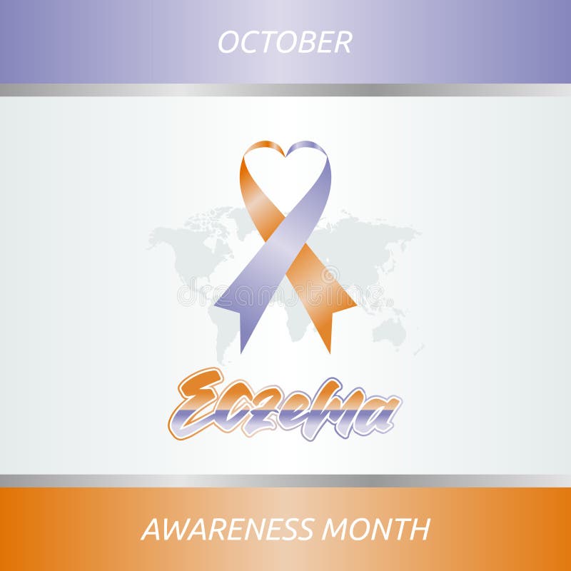 Vector Graphic of ECZEMA Awareness Month Stock Vector Illustration of
