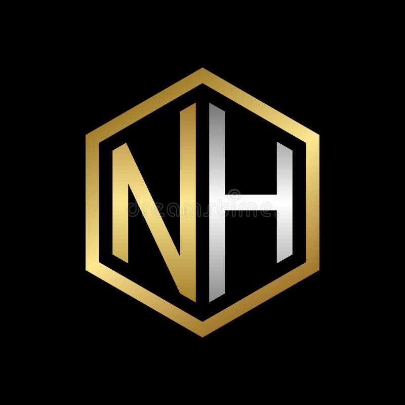 Vector Graphic Initials Letter NH Logo Design Template Ilustraci n Del vector-graphic-initials-letter-nh-logo-design-template-ilustraci-n-del