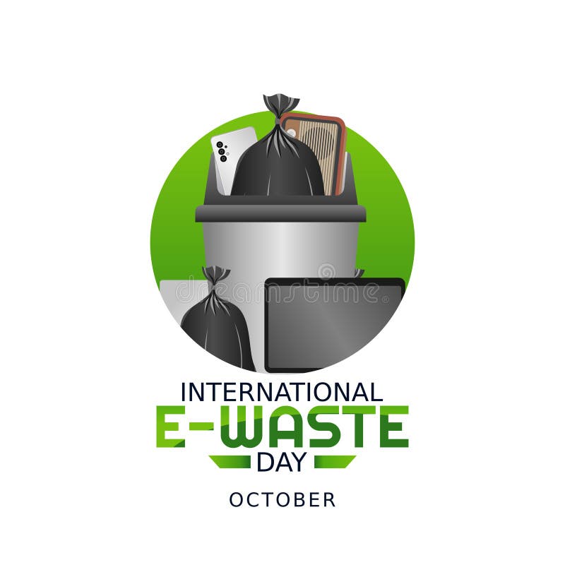 Vector Graphic of International Ewaste Day Stock Vector Illustration