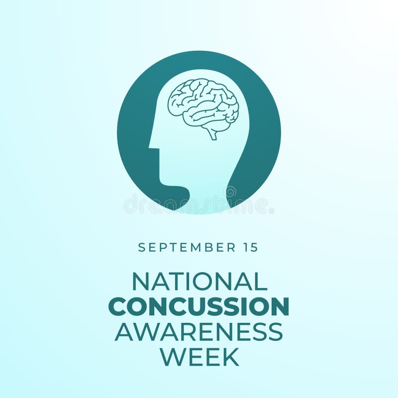 Vector Graphic of National Concussion Awareness Day Ideal for National