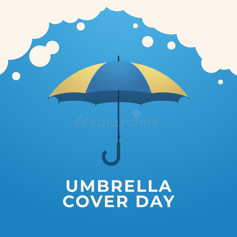 Vector Graphic of Umbrella Cover Day Ideal for Umbrella Cover Day