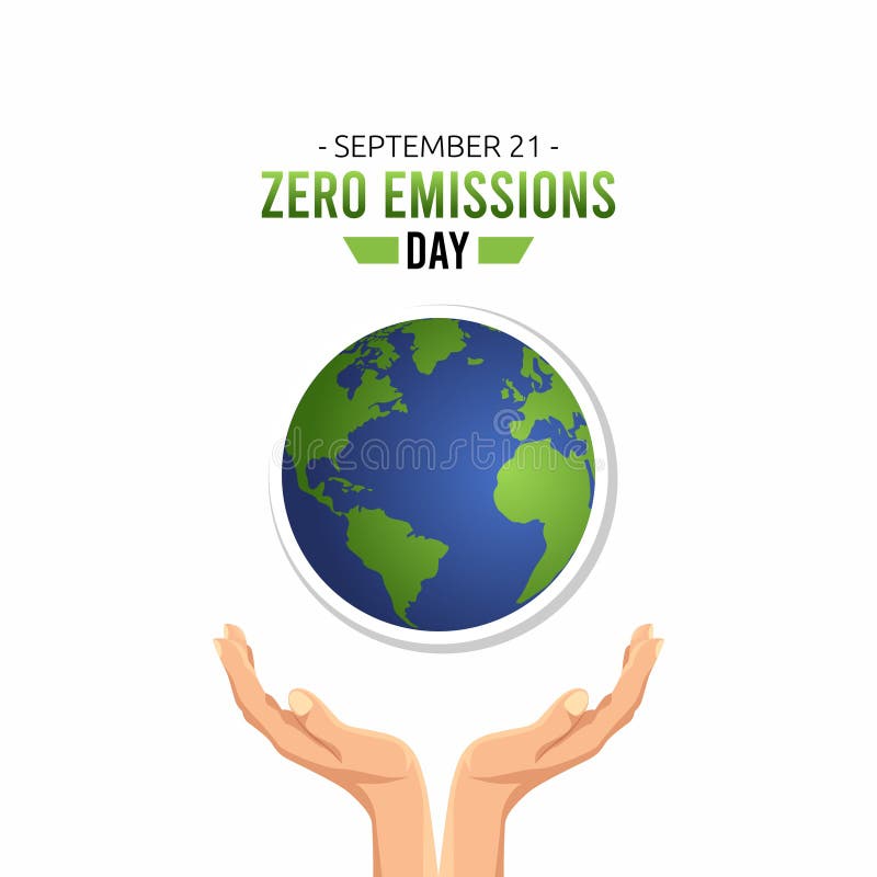 Vector Graphic of Zero Emissions Day Stock Vector Illustration of