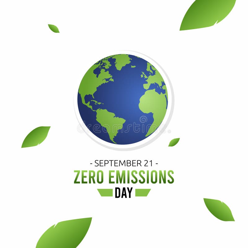 Vector Graphic of Zero Emissions Day Stock Vector Illustration of