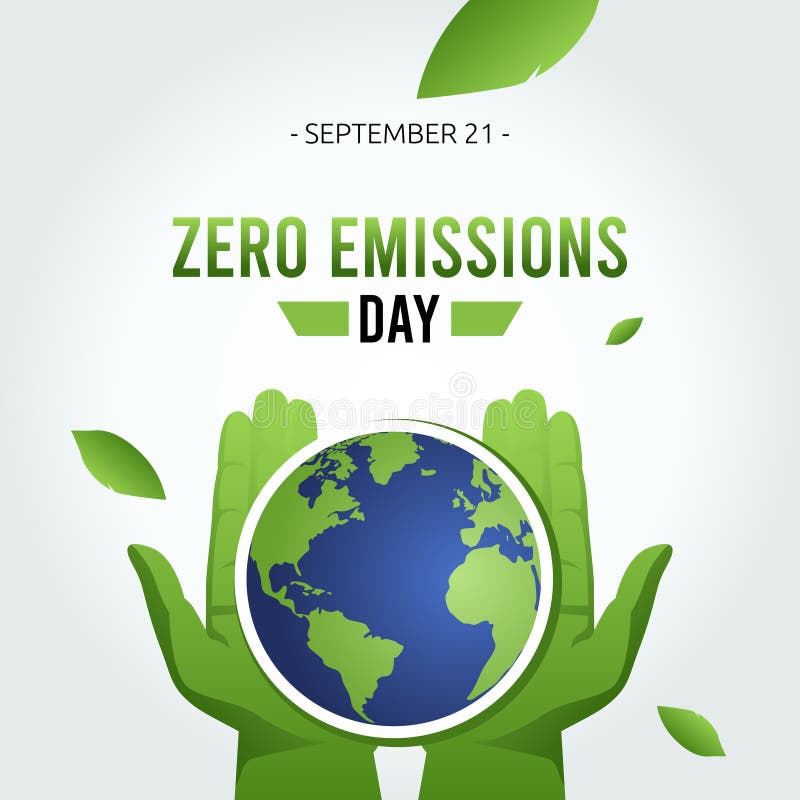 Vector Graphic of Zero Emissions Day Stock Vector Illustration of