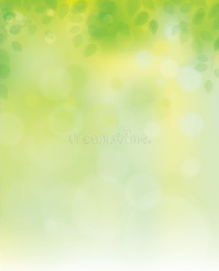 Vector Green Leaves Background. Stock Vector - Illustration of plant ...
