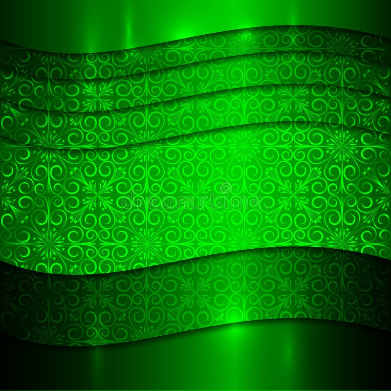 Vector Green Metallic Textured Background Stock Photography - Image