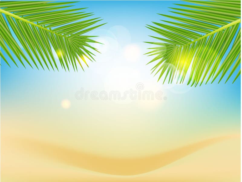 Vector Green Nature Background Stock Illustration - Illustration of