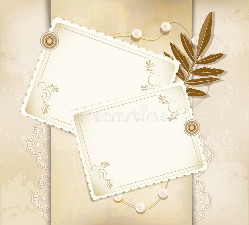 Vector grunge, uitstekende achtergrond, groetkaart stock illustratie Vector grunge, uitstekende achtergrond, groetkaart stock illustratie