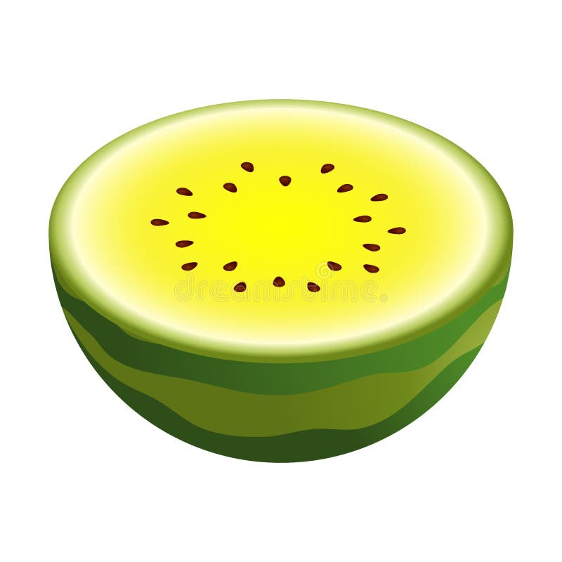 Vector Half Yellow Watermelon. Cute Vector Illustration Gradient Fill Isolated on White Background, Cartoon Logo and Icon Stock Illustration - Illustration of food, clipart: 175698636 Vector Half Yellow Watermelon. Cute Vector Illustration Gradient Fill Isolated on White Background, Cartoon Logo and Icon Stock Illustration - Illustration of food, clipart: 175698636