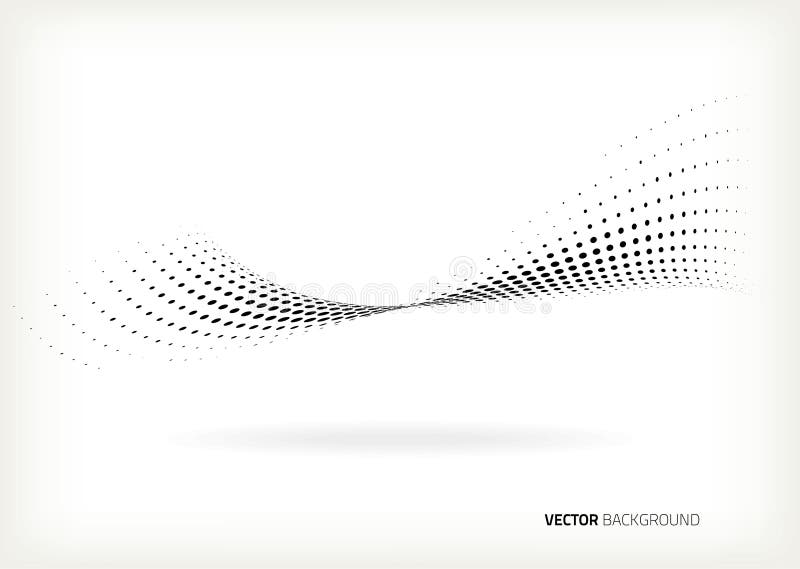 Vector halftone dots. royalty free illustration
