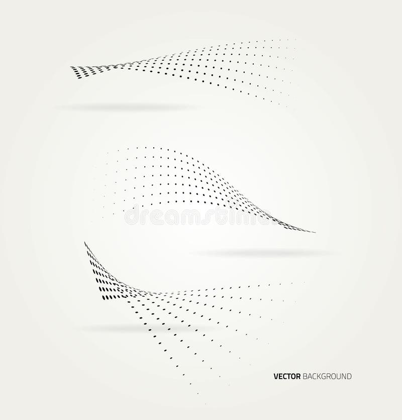 Vector halftone dots. royalty free illustration