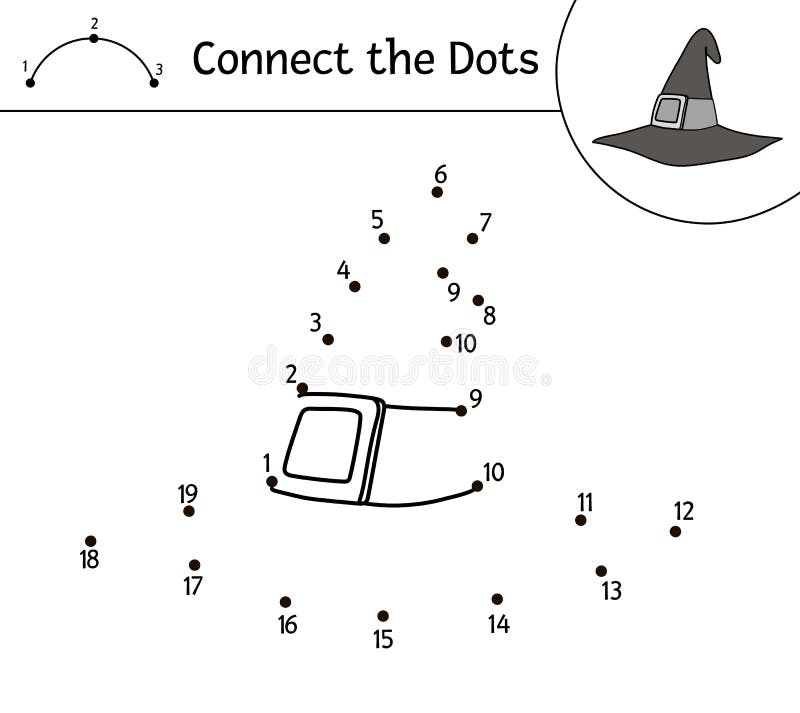 Vector halloween word scramble página de atividade jogo de língua