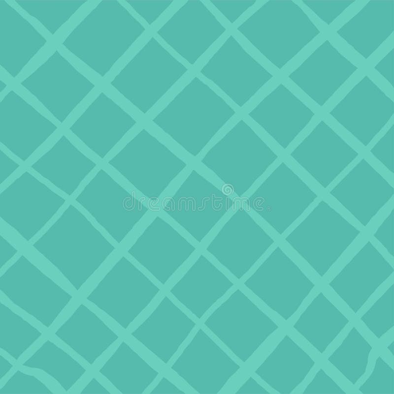 Vector hand drawn cute checkered pattern. Doodle Plaid geometrical simple texture. Crossing lines. Abstract cute royalty free illustration