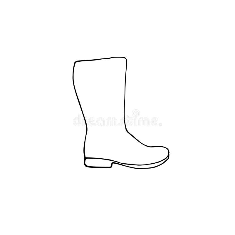 Simple Gumboots Stock Illustrations 457 Simple Gumboots Stock