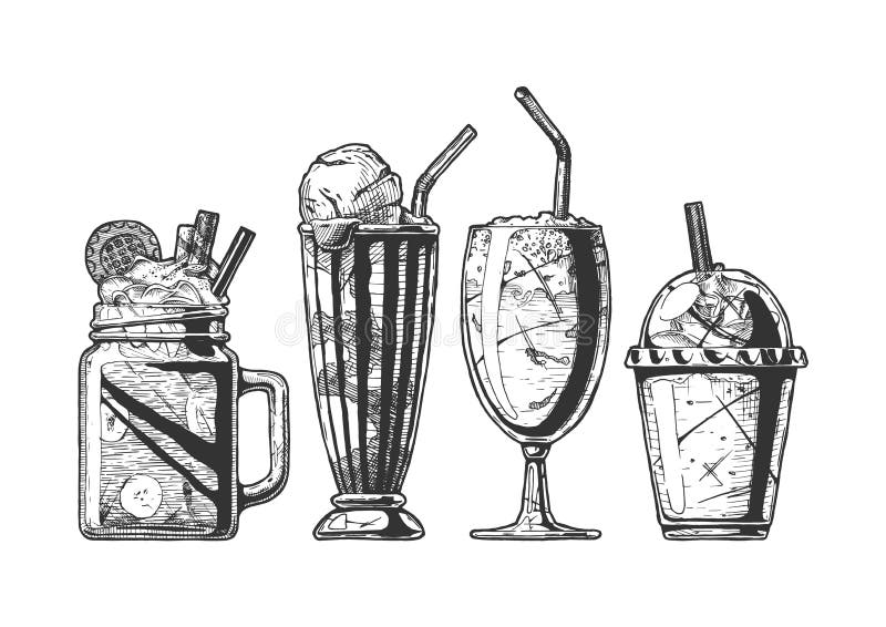 Milkshake Ilustrações, Vetores E Clipart De Stock – (30,248 Stock  Illustrations)