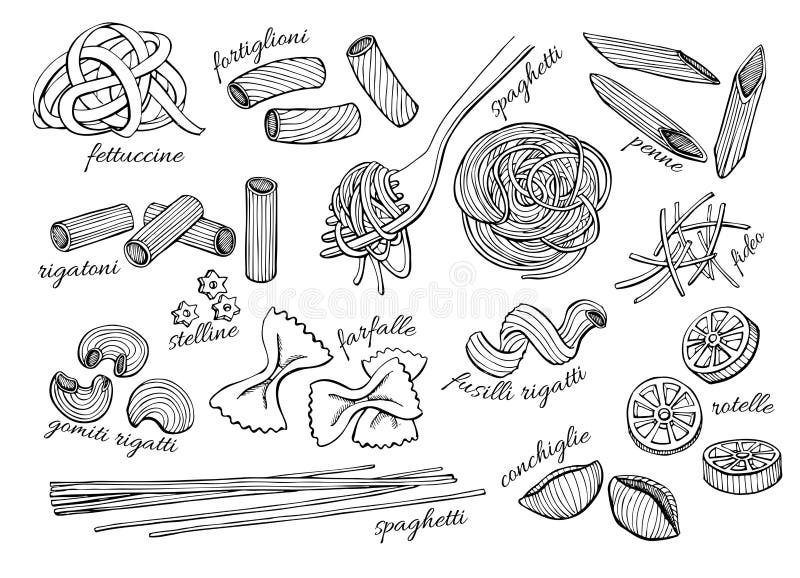 Pasta Stock Illustrations – 64,968 Pasta Stock Illustrations, Vectors &  Clipart - Dreamstime