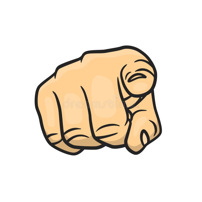 pointing finger at you clip art