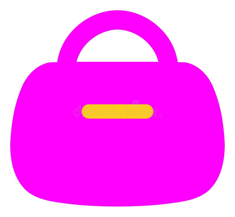 Vector Handbag Icon stock vector. Illustration of pictogram - 139861913