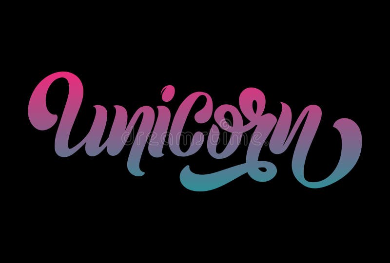 Vector Handwritten Unique Lettering. Stock Vector - Illustration of