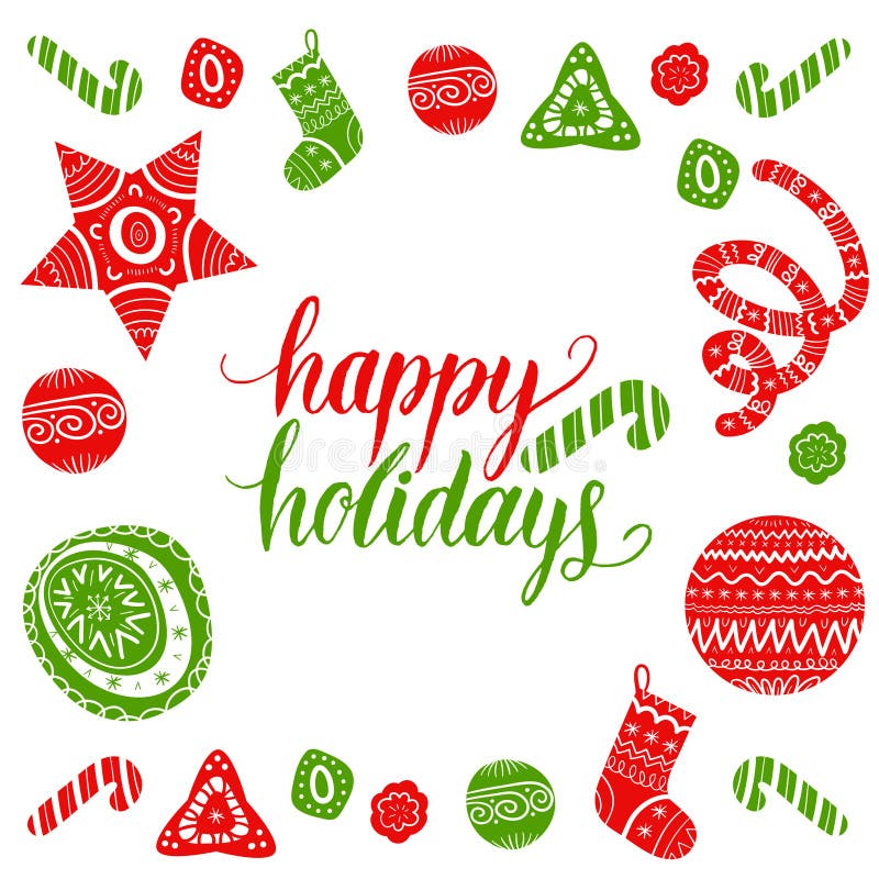 Happy Holidays Card Template