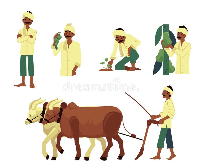 how to draw indian farmer drawing easy step for beginners part1  YouTube