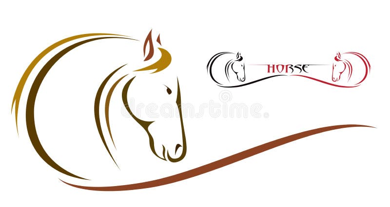 Vector head of horse vector illustration Vector head of horse vector illustration