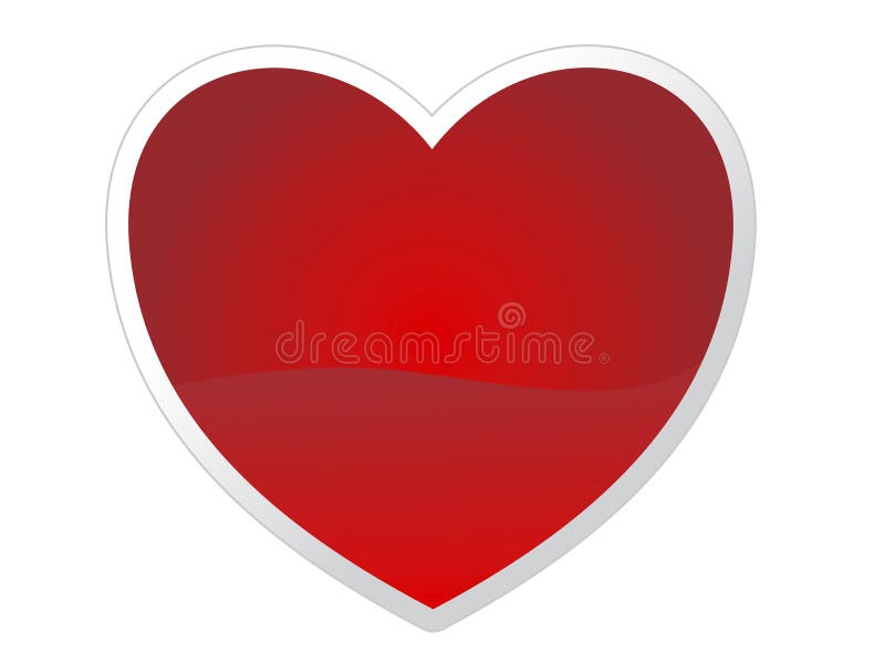 Heart vector valentine love icon symbol romance design shape single day romantic passion decoration element red graphic wedding