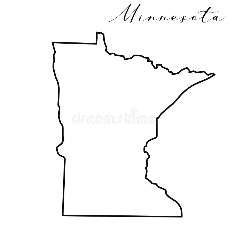 Blank Map Of Minnesota Minnesota Stock Illustrations – 6,145 Minnesota Stock Illustrations,  Vectors & Clipart - Dreamstime