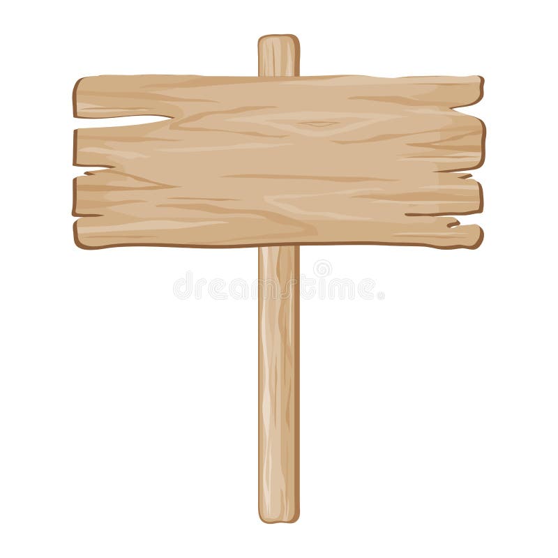 Vector houten raadsteken vector illustratie Vector houten raadsteken vector illustratie