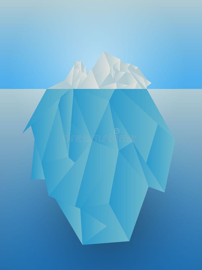 Vector iceberg infographic stock vector. Illustration of lighthouse ...