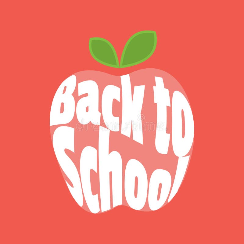 Back To School Apple Icon Stock Vector Illustration of descriptive, fall 43748749