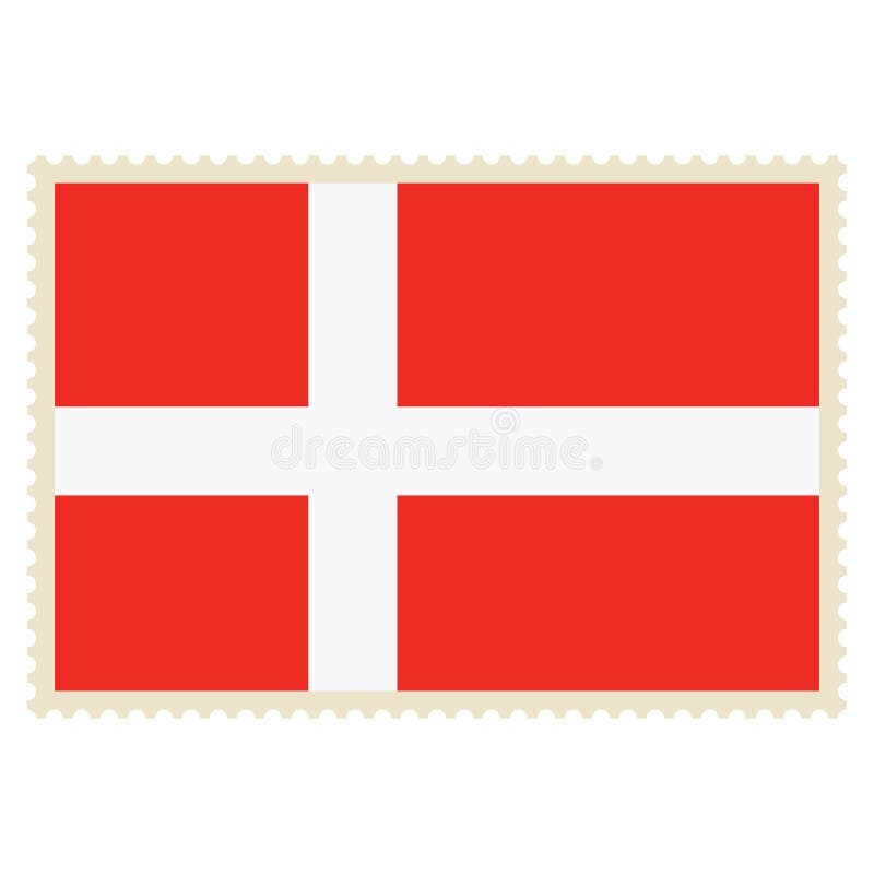 Download Denmark flag vector stock illustration. Illustration of ...