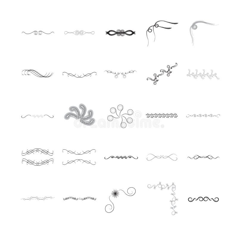Vector icon set for designs royalty free illustration Vector icon set for designs royalty free illustration