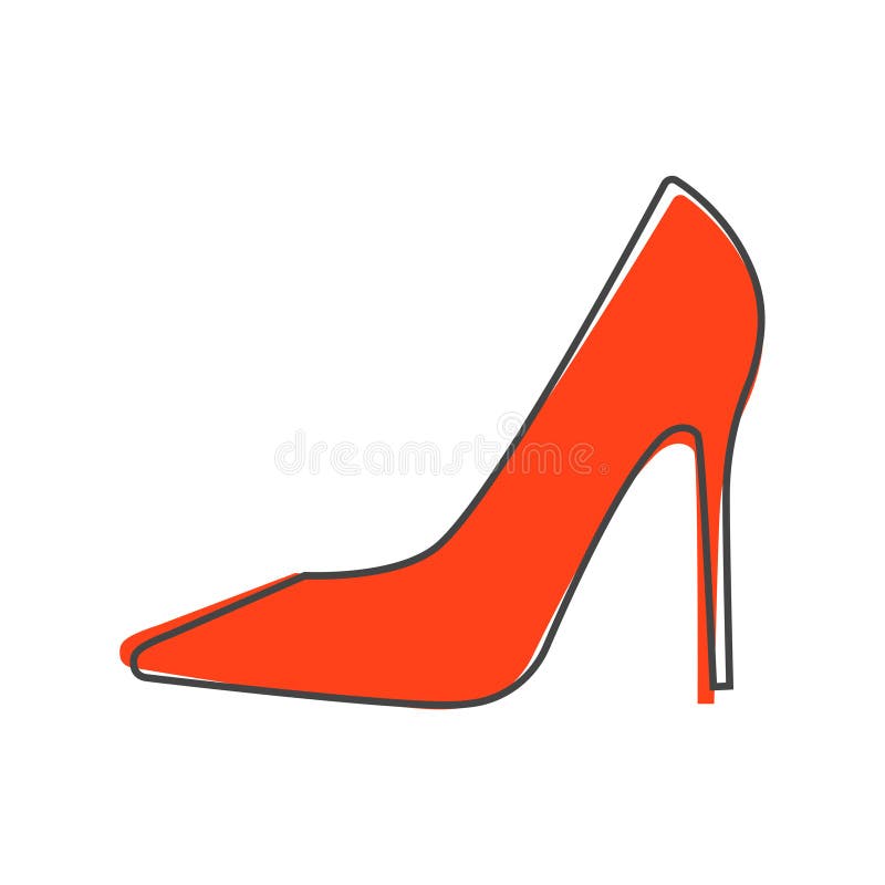 Cartoon High Heeled Shoes Stock Illustrations – 320 Cartoon High Heeled ...