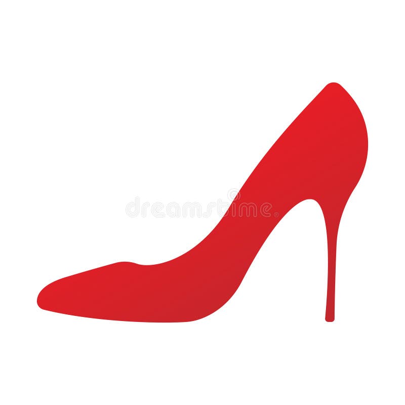 High Heel Shoes (silhouette) Stock Vector - Illustration of beautiful ...