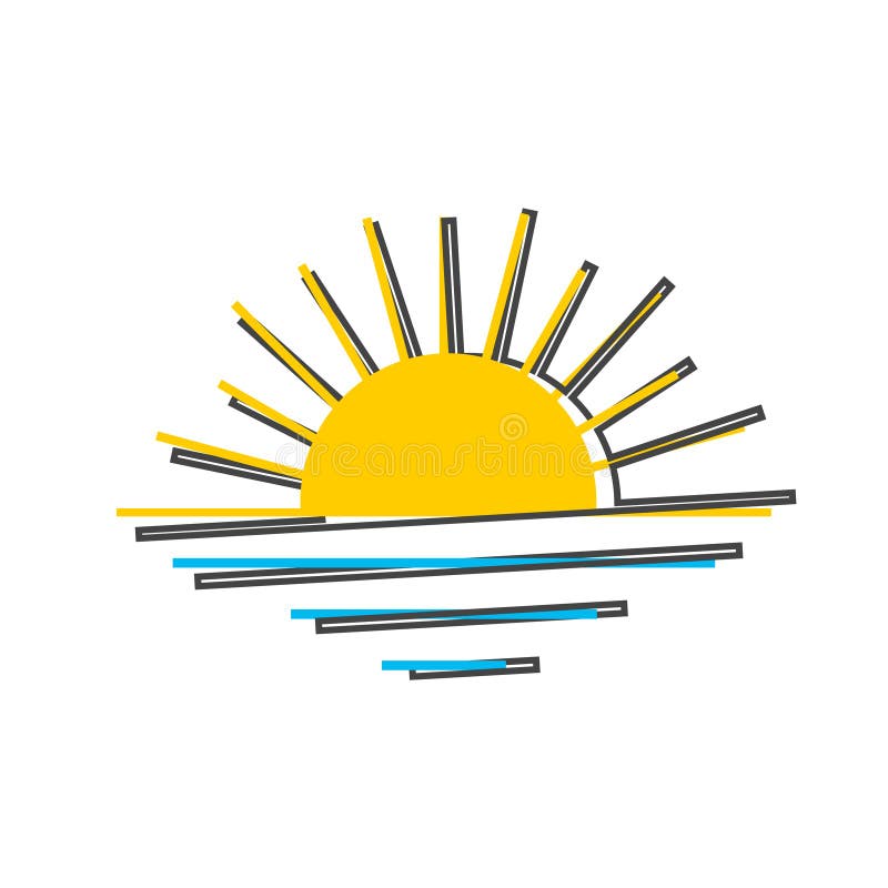 Vector Icon Sunset, Sunrise Cartoon Style on White Isolated Background Stock Vector - Illustration of icon, abstract: 183846963 Vector Icon Sunset, Sunrise Cartoon Style on White Isolated Background Stock Vector - Illustration of icon, abstract: 183846963