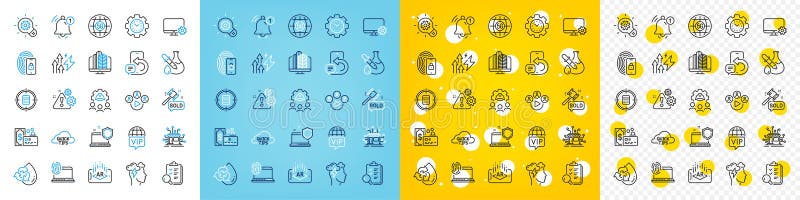 Vector icons set of Enterprise, Quick tips and Computer fingerprint line icons. For web app. Vector. Vector icons set of Enterprise, Quick tips and Computer fingerprint line icons pack for web with Energy inflation, Cogwheel, Augmented reality outline icon. 5g internet, Auction hammer.