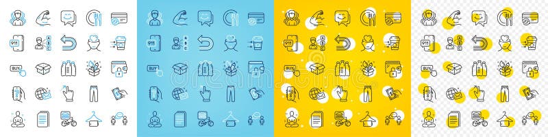 Pictograme vectoriale set de livrare a cafelei cu plată și pictograme pentru linia de poștă electronică mondială. pentru aplicația stock illustration